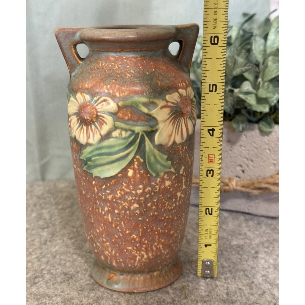 Roseville Dahlrose 363-6 Vase‎ 6